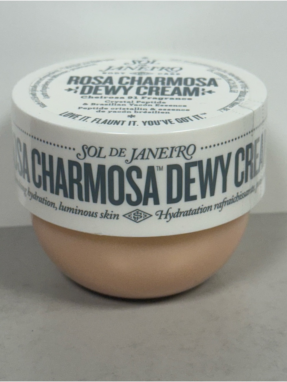 Sol de Janeiro Rosa Charmosa Dewy Cream - White & Peach Jar
